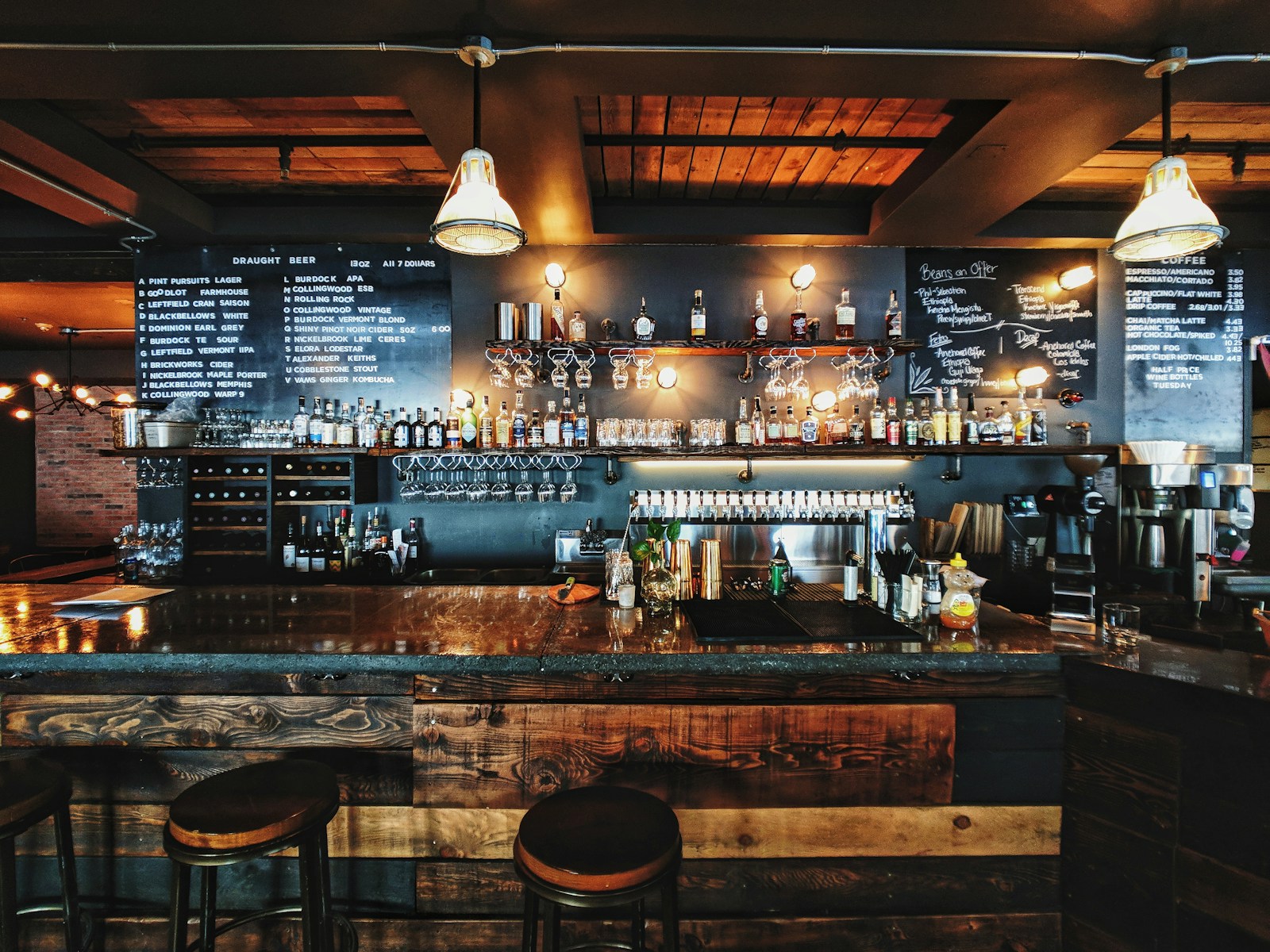 brown-themed bar- How Buyers Evaluate a Restaurant Business Opportunity