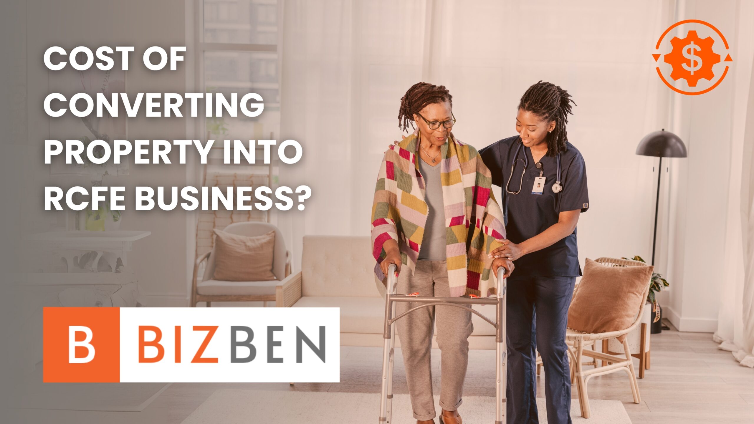 Cost of converting property into RCFE business