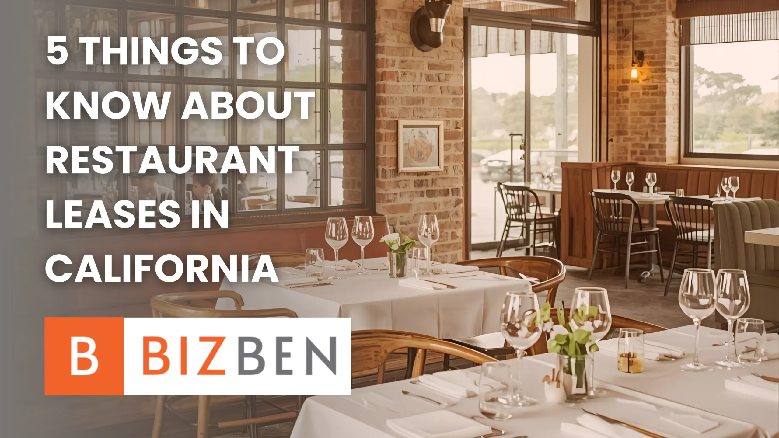 5 Things to Know Before Signing a Restaurant Lease in California